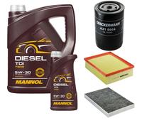 DENCKERMANN Controllo Set MANNOL Diesel TDI 5W-30 6L Per Audi A4 Cabriolet