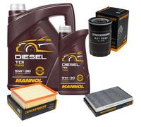 DENCKERMANN Controllo Set MANNOL Diesel TDI 5W-30 6L Per Audi A6 1.8 T 2.0