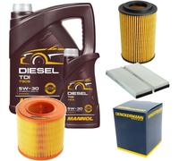 DENCKERMANN Controllo Set MANNOL Diesel TDI 5W-30 6L Per Audi A6 2.0 TFSI