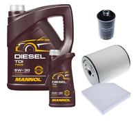 DENCKERMANN Controllo Set MANNOL Diesel TDI 5W-30 6L Per Audi A8 2.0 TFSI