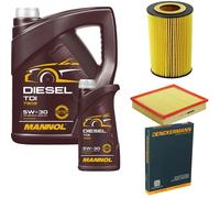 DENCKERMANN Controllo Set MANNOL Diesel TDI 5W-30 6L Per Audi A8 2.5