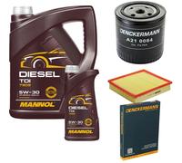 DENCKERMANN Controllo Set MANNOL Diesel TDI 5W-30 6L Per Audi A8 2.8