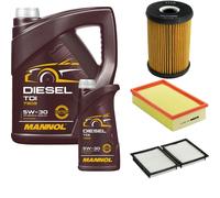 DENCKERMANN Controllo Set MANNOL Diesel TDI 5W-30 6L Per BMW 3er Compact