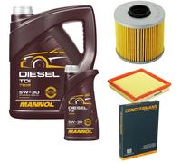 DENCKERMANN Controllo Set MANNOL Diesel TDI 5W-30 6L Per BMW 3er Compact