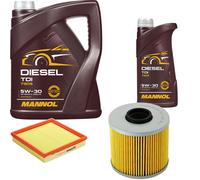 DENCKERMANN Controllo Set MANNOL Diesel TDI 5W-30 6L Per BMW 3er Compact