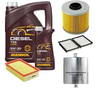 DENCKERMANN Controllo Set MANNOL Diesel TDI 5W-30 6L Per BMW 3er Compact
