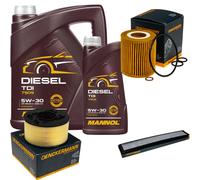 DENCKERMANN Controllo Set MANNOL Diesel TDI 5W-30 6L Per BMW 3er Compact 316