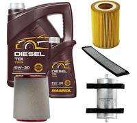 DENCKERMANN Controllo Set MANNOL Diesel TDI 5W-30 6L Per BMW 3er Touring