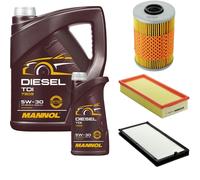 DENCKERMANN Controllo Set MANNOL Diesel TDI 5W-30 6L Per BMW 5er