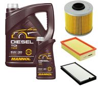 DENCKERMANN Controllo Set MANNOL Diesel TDI 5W-30 6L Per BMW 5Er 518I