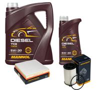 DENCKERMANN Controllo Set MANNOL Diesel TDI 5W-30 6L Per Chevrolet Cruze