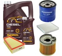 DENCKERMANN Controllo Set MANNOL Diesel TDI 5W-30 6L Per Citroën Berlingo