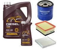 DENCKERMANN Controllo Set MANNOL Diesel TDI 5W-30 6L Per Citroën Berlingo