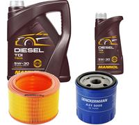 DENCKERMANN Controllo Set MANNOL Diesel TDI 5W-30 6L Per Citroën Berlingo