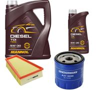DENCKERMANN Controllo Set MANNOL Diesel TDI 5W-30 6L Per Citroën Berlingo