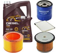 DENCKERMANN Controllo Set MANNOL Diesel TDI 5W-30 6L Per Citroën Xsara 1.9