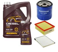 DENCKERMANN Controllo Set MANNOL Diesel TDI 5W-30 6L Per Citroën Xsara Break
