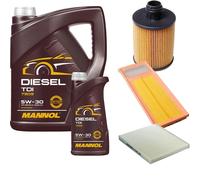 Denckermann Controllo Set mannol Diesel Tdi 5W-30 6L per Fiat 500 C 1.3 D.
