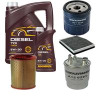 DENCKERMANN Controllo Set MANNOL Diesel TDI 5W-30 6L Per Fiat Doblo Cargo