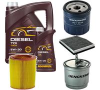 DENCKERMANN Controllo Set MANNOL Diesel TDI 5W-30 6L Per Fiat Punto 1.9 DS