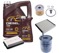DENCKERMANN Controllo Set MANNOL Diesel TDI 5W-30 6L Per Hyundai I30 Kombi