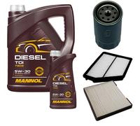 DENCKERMANN Controllo Set MANNOL Diesel TDI 5W-30 6L Per Hyundai Matrix 1.5