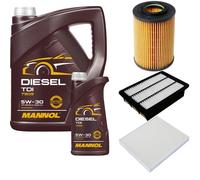 Denckermann Controllo Set mannol Diesel Tdi 5W-30 6L per Hyundai Santa Fé II