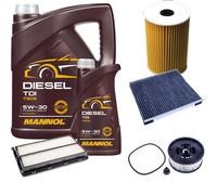 DENCKERMANN Controllo Set MANNOL Diesel TDI 5W-30 6L Per Hyundai Santa Fé IV