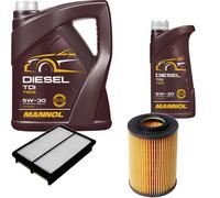 DENCKERMANN Controllo Set MANNOL Diesel TDI 5W-30 6L Per Hyundai Tucson 2.0