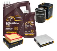 DENCKERMANN Controllo Set MANNOL Diesel TDI 5W-30 6L Per Isuzu D-Max II 2.5