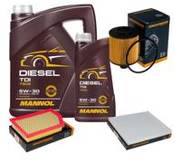DENCKERMANN Controllo Set MANNOL Diesel TDI 5W-30 6L Per Jeep Cherokee 2.0