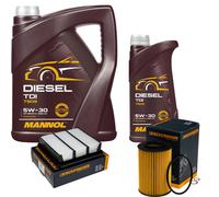 DENCKERMANN Controllo Set MANNOL Diesel TDI 5W-30 6L Per KIA Cee'D SW 2.0