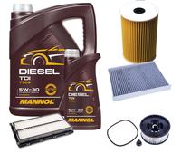 DENCKERMANN Controllo Set MANNOL Diesel TDI 5W-30 6L Per KIA Sorento III 2.2