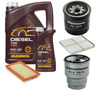DENCKERMANN Controllo Set MANNOL Diesel TDI 5W-30 6L Per Mazda Premacy 2.0