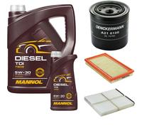 DENCKERMANN Controllo Set MANNOL Diesel TDI 5W-30 6L Per Mazda Premacy 2.0