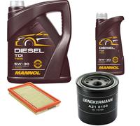 DENCKERMANN Controllo Set MANNOL Diesel TDI 5W-30 6L Per Mazda Premacy 2.0