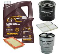 DENCKERMANN Controllo Set MANNOL Diesel TDI 5W-30 6L Per Mazda Premacy 2.0