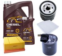 DENCKERMANN Controllo Set MANNOL Diesel TDI 5W-30 6L Per Mercedes A-Klasse