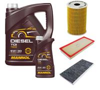 DENCKERMANN Controllo Set MANNOL Diesel TDI 5W-30 6L Per Mercedes A-Klasse