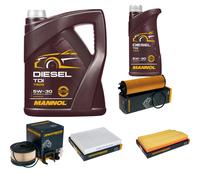 DENCKERMANN Controllo Set MANNOL Diesel TDI 5W-30 6L Per Mercedes-Benz GLC