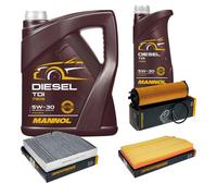 DENCKERMANN Controllo Set MANNOL Diesel TDI 5W-30 6L Per Mercedes-Benz GLC