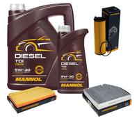 DENCKERMANN Controllo Set MANNOL Diesel TDI 5W-30 6L Per Mercedes E-Klasse