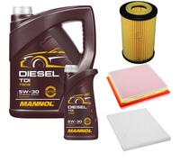 DENCKERMANN Controllo Set MANNOL Diesel TDI 5W-30 6L Per Opel Adam