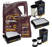 DENCKERMANN Controllo Set MANNOL Diesel TDI 5W-30 6L Per Opel Antara 2.2