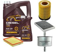DENCKERMANN Controllo Set MANNOL Diesel TDI 5W-30 6L Per Opel Astra G CC 1.2