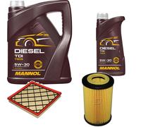 DENCKERMANN Controllo Set MANNOL Diesel TDI 5W-30 6L Per Opel Astra J 1.4