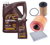 DENCKERMANN Controllo Set MANNOL Diesel TDI 5W-30 6L Per Opel Astra K Caravan