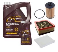 DENCKERMANN Controllo Set MANNOL Diesel TDI 5W-30 6L Per Opel Insignia A