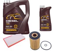 DENCKERMANN Controllo Set MANNOL Diesel TDI 5W-30 6L Per Opel Insignia B