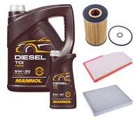 DENCKERMANN Controllo Set MANNOL Diesel TDI 5W-30 6L Per Opel Insignia B